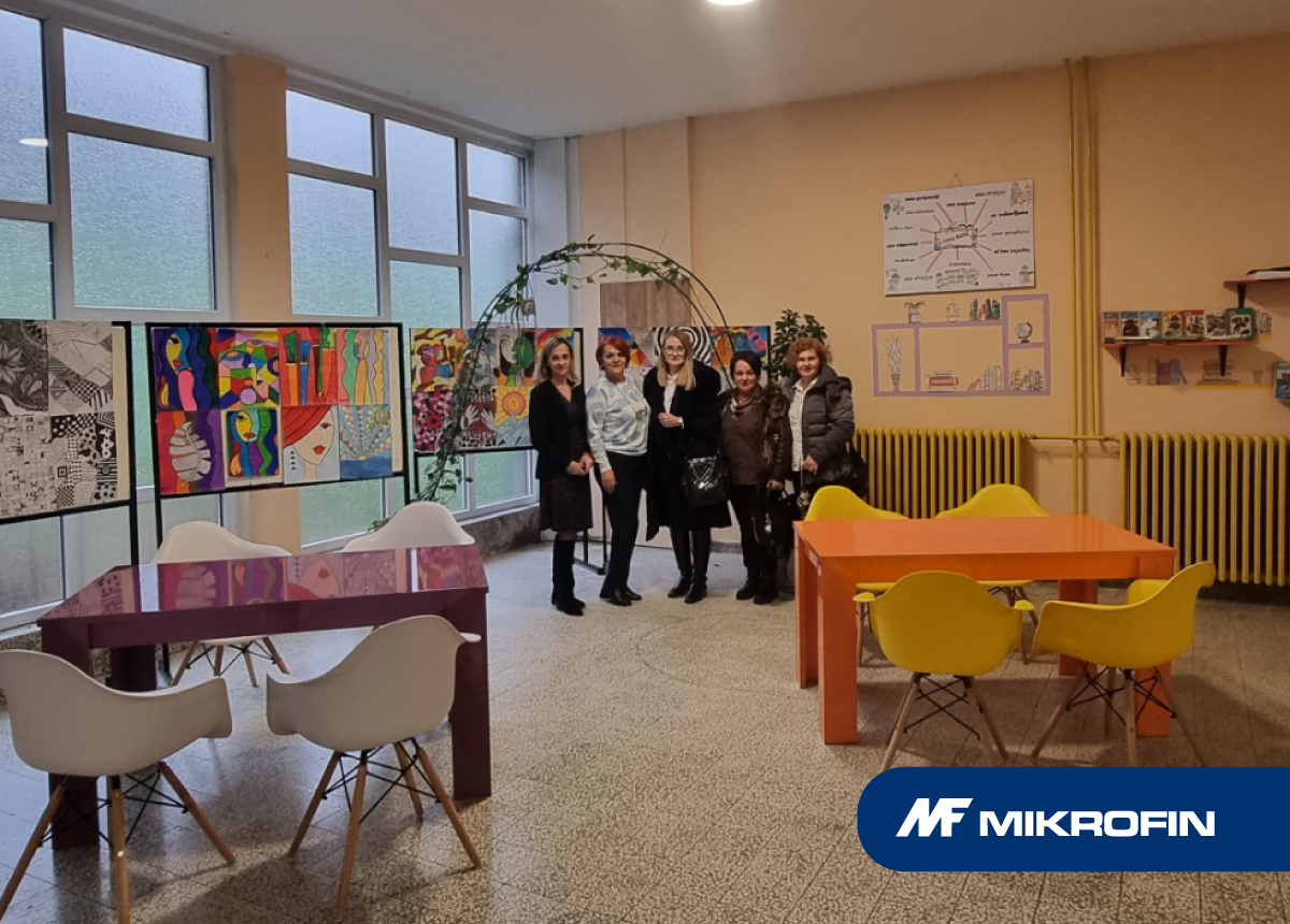 Uz Mikrokreditno društvo Mikrofin, bolji uslovi za učenike OŠ „Mula Mustafa Bešeskija“ u Kaknju